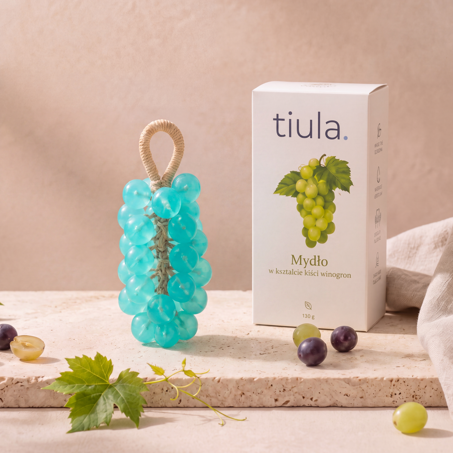 Tiula™ - Ręcznie Wykonane Mydło Winogrono