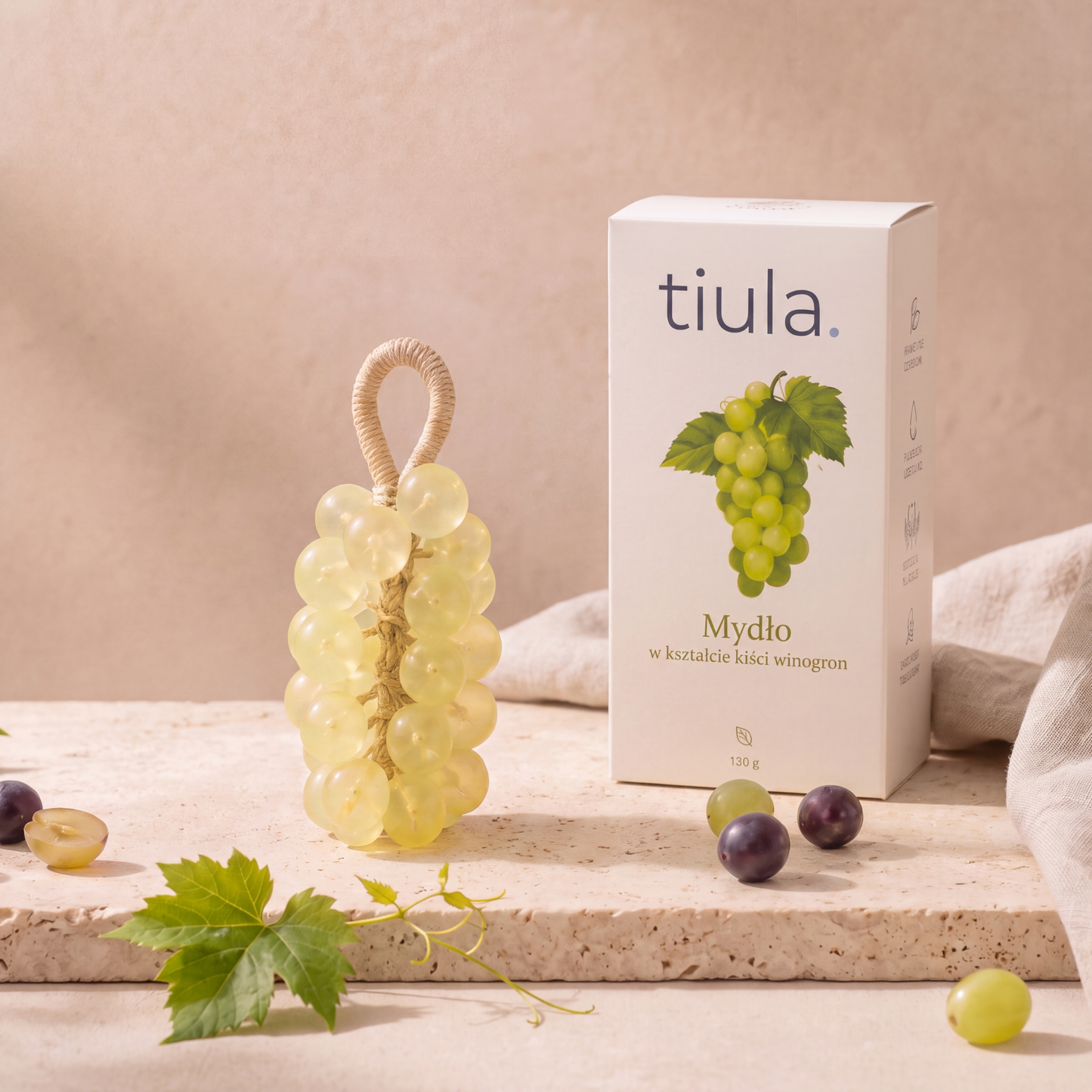 Tiula™ - Ręcznie Wykonane Mydło Winogrono