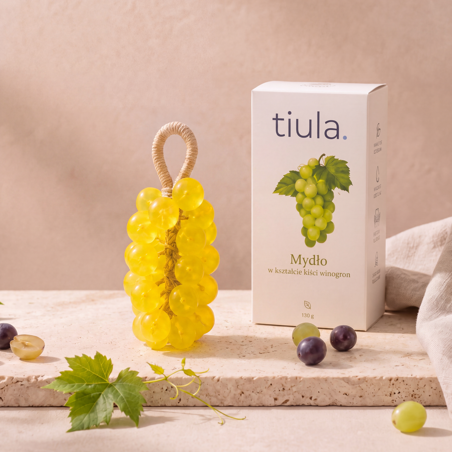 Tiula™ - Ręcznie Wykonane Mydło Winogrono