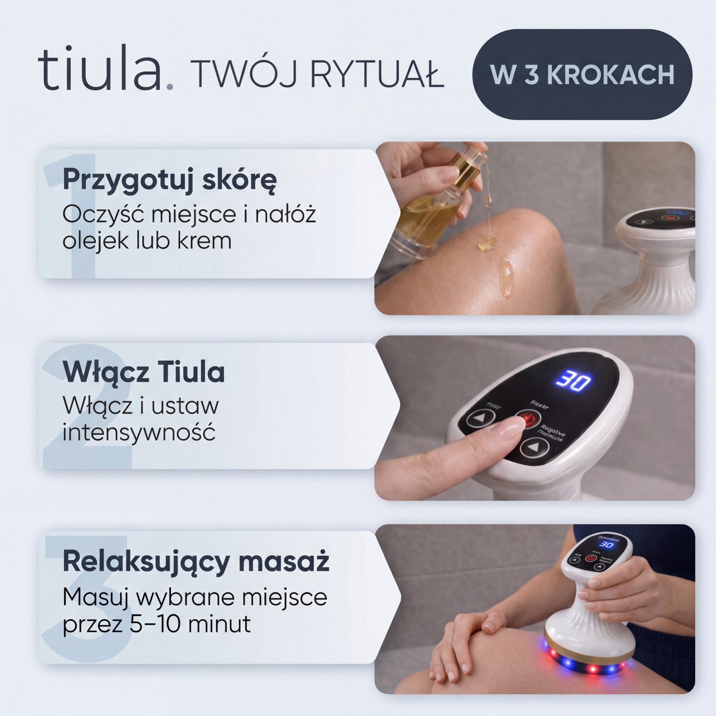 Tiula™ One Touch - bardziej stonowana skóra.