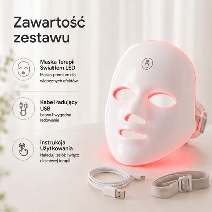 Tiula™ - Maska do terapii światłem LED