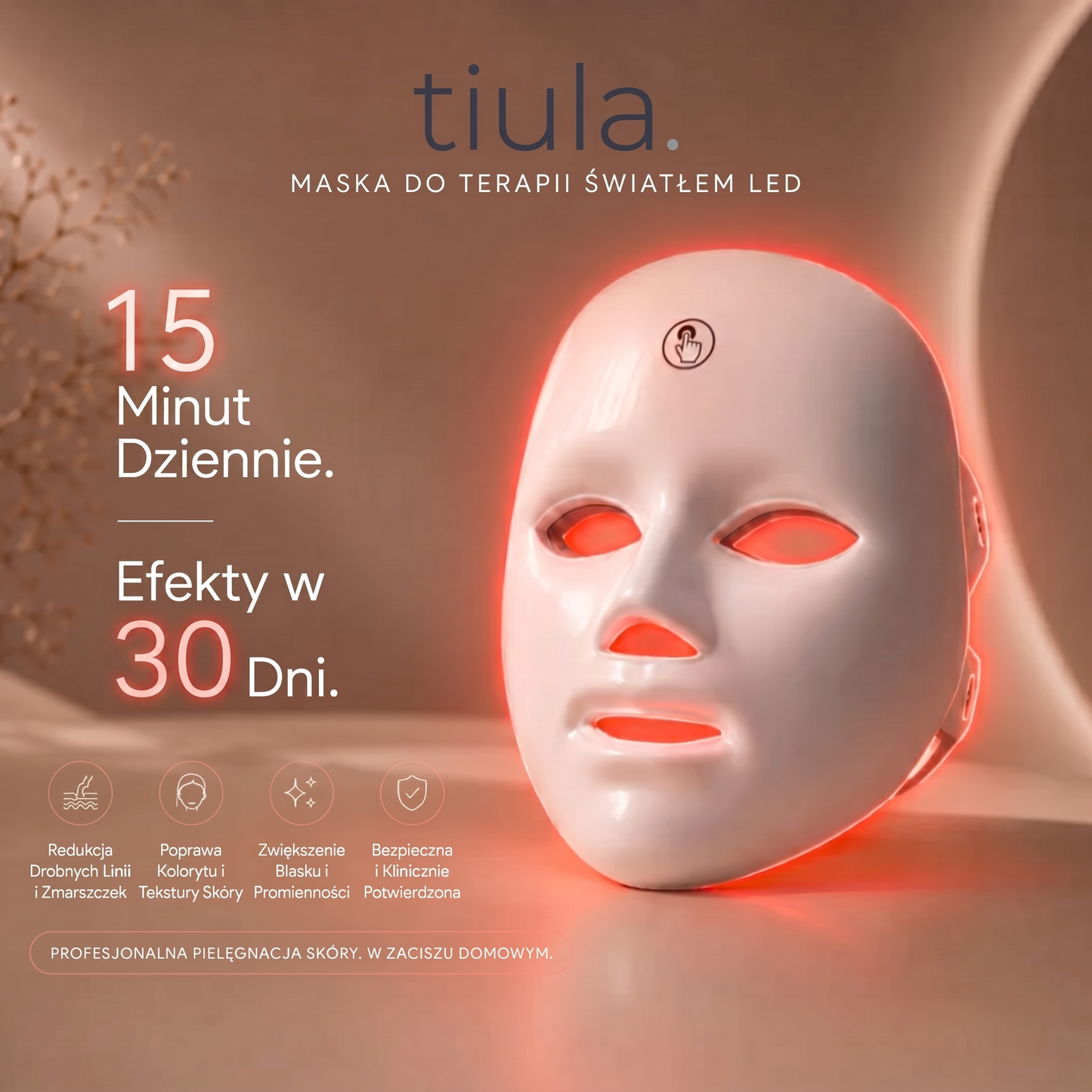 Tiula™ - Maska do terapii światłem LED