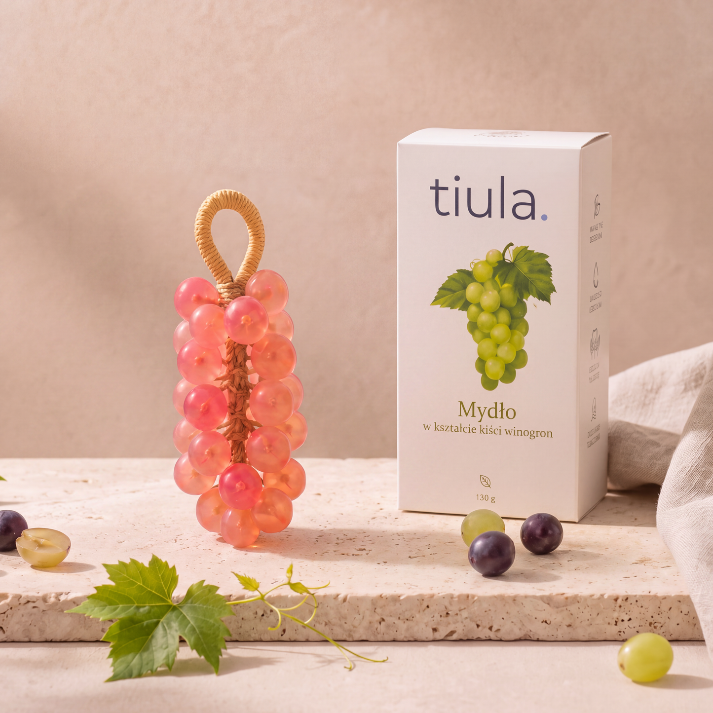 Tiula™ - Ręcznie Wykonane Mydło Winogrono