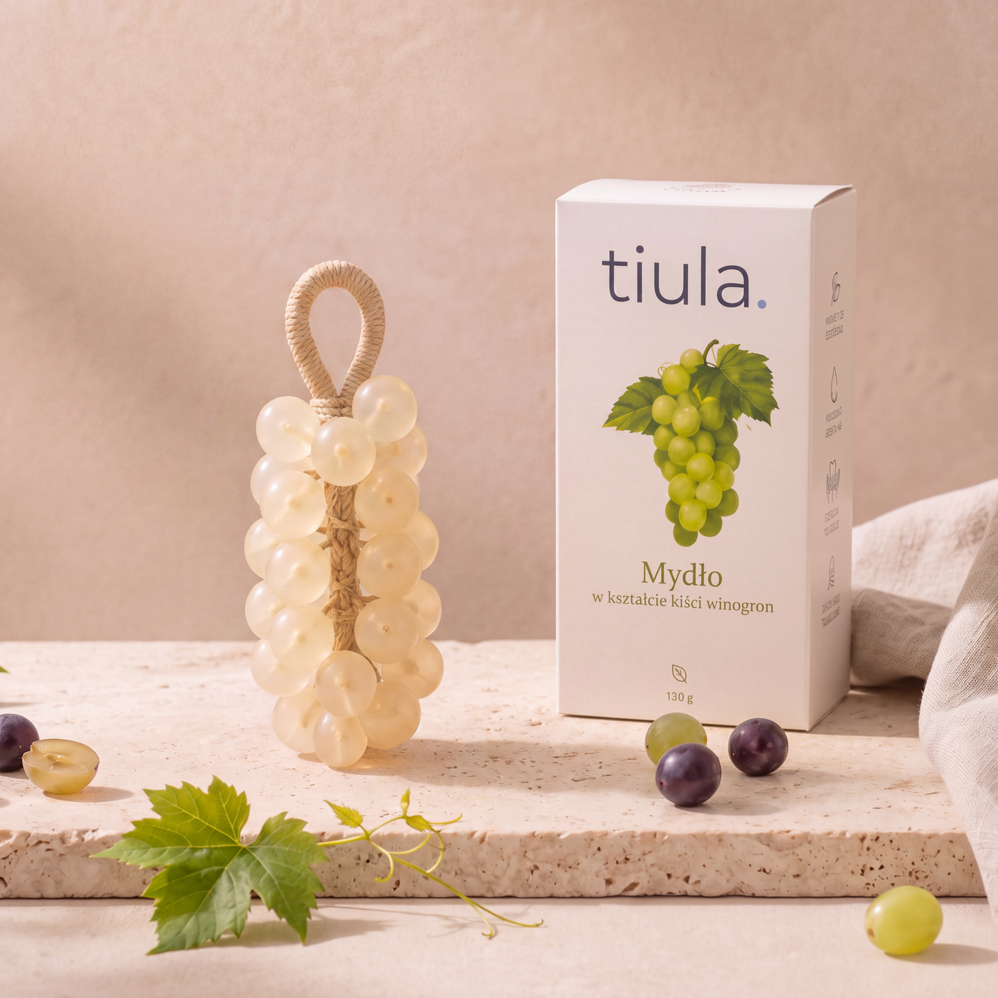 Tiula™ - Ręcznie Wykonane Mydło Winogrono